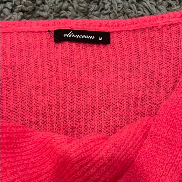 Bright Pink Sweater - Picture 2 of 2